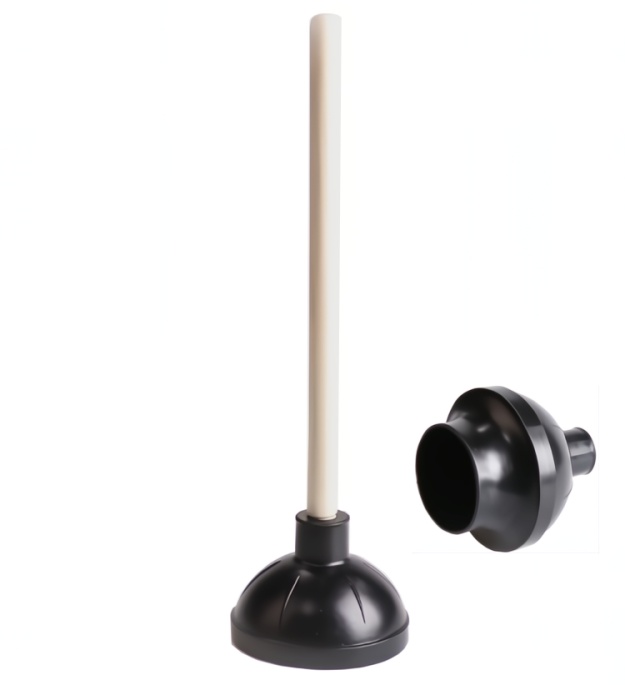 Heavy Duty Plunger with Wood Handle